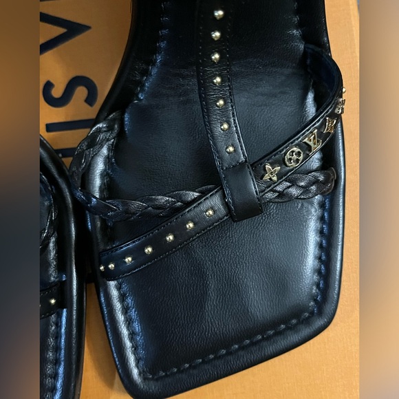 Louis Vuitton Signature Ankle Strap Sandals/Heels - US 6.5 - Picture 9 of 11